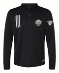 Ballstarz 3-Stripes Double-Knit Quarter-Zip Pullover