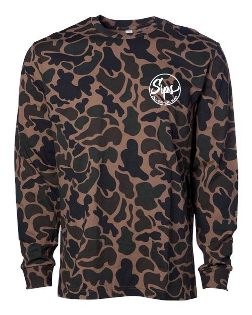 Sips Long Sleeve T-Shirt Duck Camo